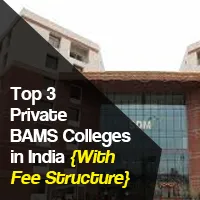 Top 3 Private BAMS Colleges in India {With Fee Structure}